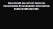 Green Growth Green Profit: How Green Transformation Boosts Business (International Management