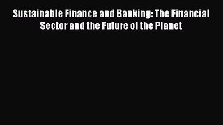 Sustainable Finance and Banking: The Financial Sector and the Future of the Planet  Free Books