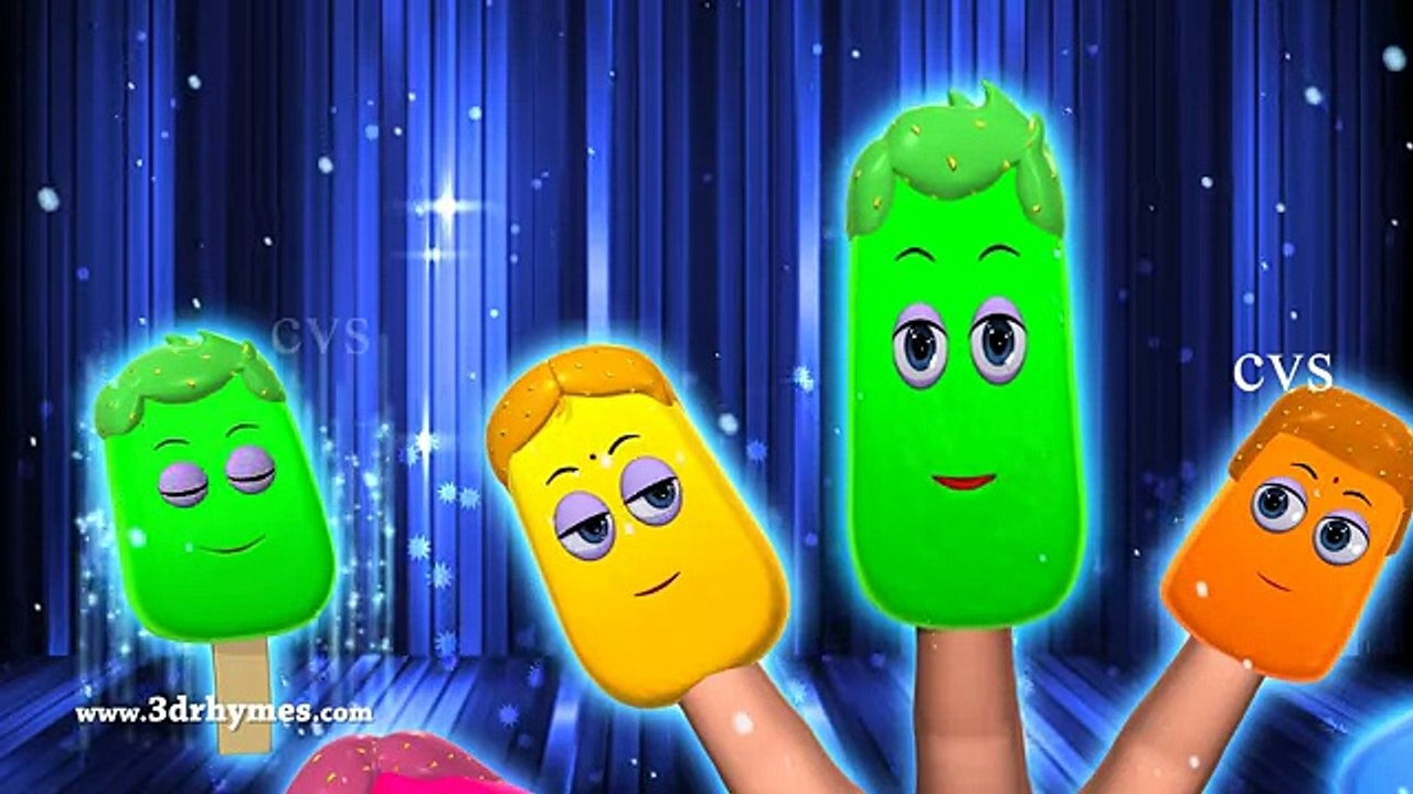 Ice Cream Finger Family - Finger Family Song - 3D Animation Nursery Rhymes & Songs for Children