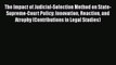 The Impact of Judicial-Selection Method on State-Supreme-Court Policy: Innovation Reaction