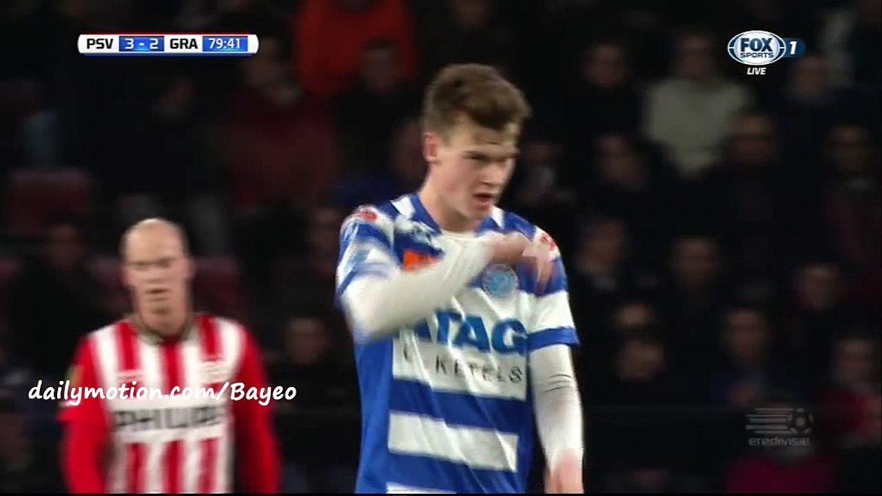 Bart Straalman Goal HD - PSV 3-2 Graafschap - 30-01-2016