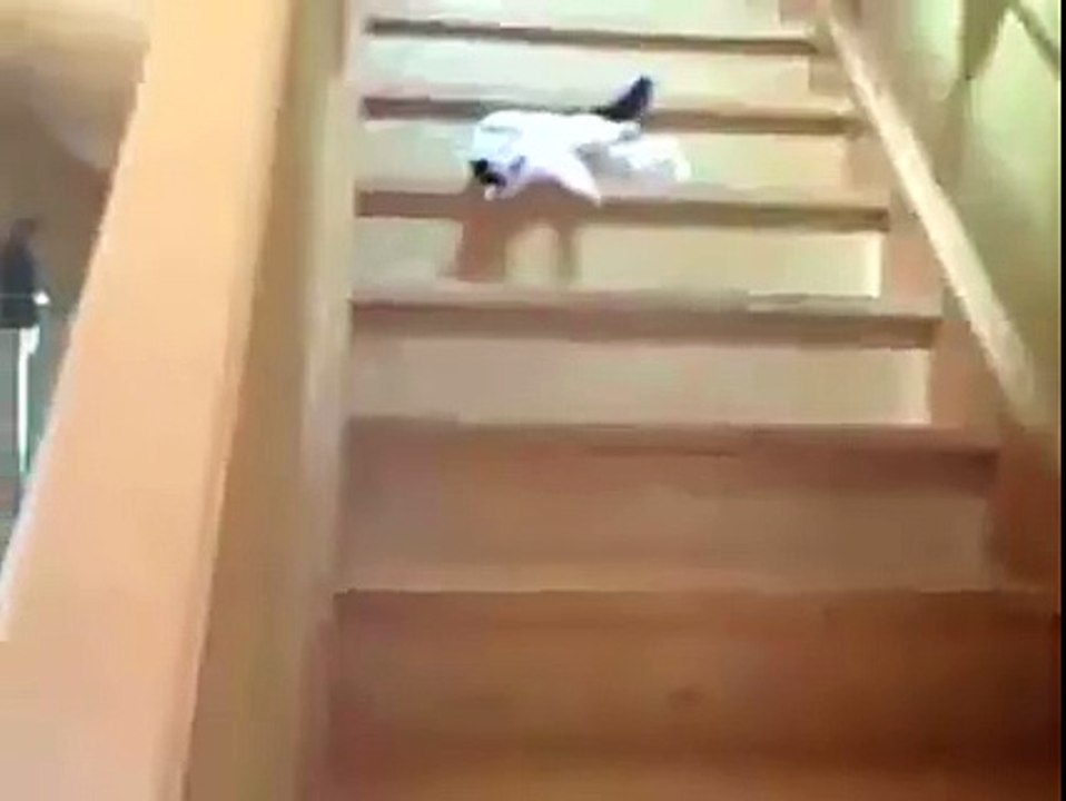 Creative stairs descending