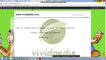 How to Change Site Language on your Wordpress Website