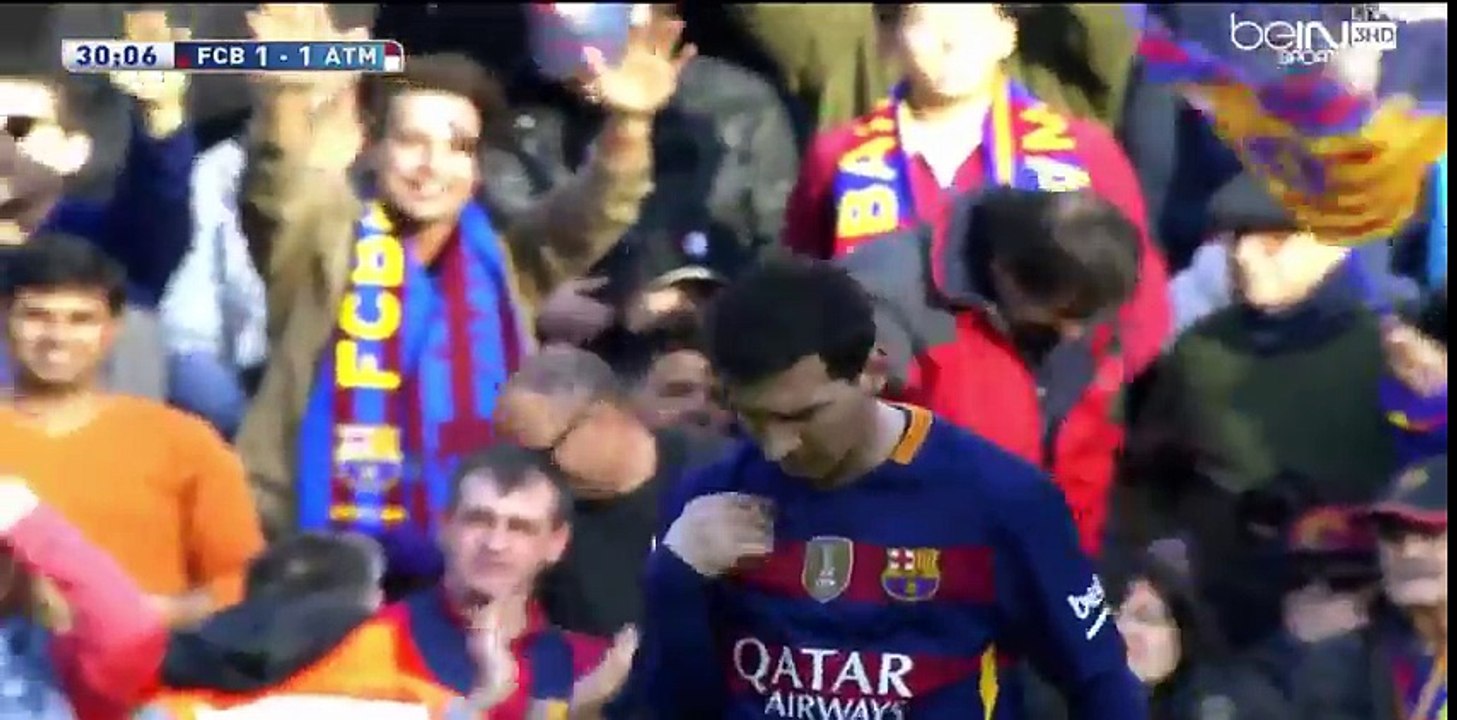 اهداف مباراة برشلونة [2 × 1] اتلتيكو مدريد بتعليق حفيظ دراجي 30-1-2016