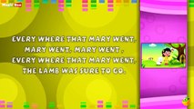 Marry Had A Little Lamb Karaoke Version With Lyrics Animated English Nursery Rhymes For Ki