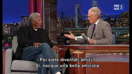 Morgan Freeman al David Letterman 01 11 2013 (sub ita)