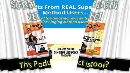 Superior Singing Method Review- Online Vocal Coach