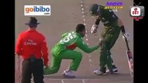 Most unlucky dismissal in cricket. Shahid Afridi