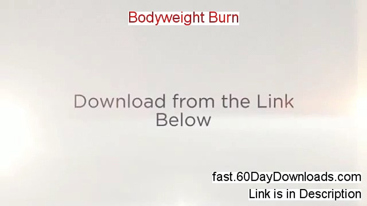 Bodyweight Burn Portal + Bodyweight Burn System Reviews