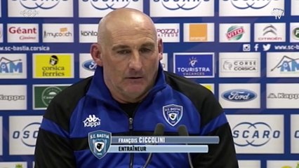 Bastia 1-0 Lyon : Conf. d'après-match de F. Ciccolini