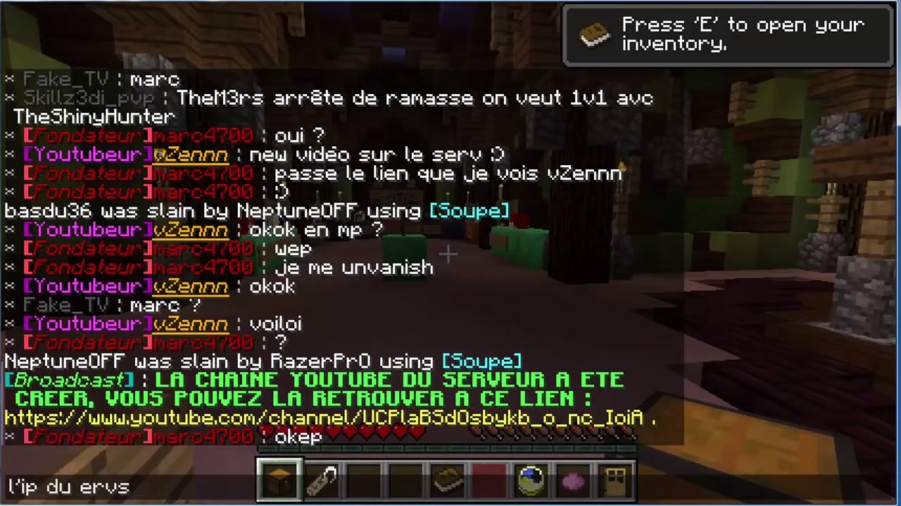 MINECRAFT PC - IP - play.powermine.fr PVP FACTION !