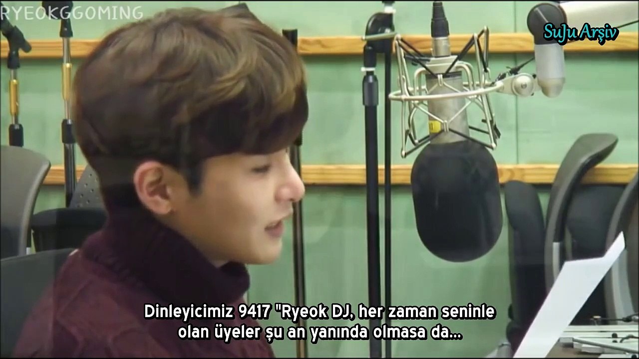 160126 Ryeowook Sukira'da Destek Mesajlarını Okurken Gözleri Doluyor (Türkçe Altyazılı)