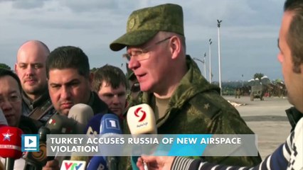 Turkey accuses Russia of new airspace violation