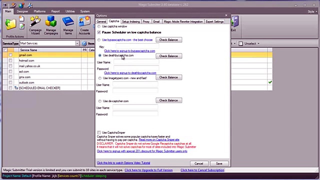 How To Setup SEO Campaign on Magic Submitter Software