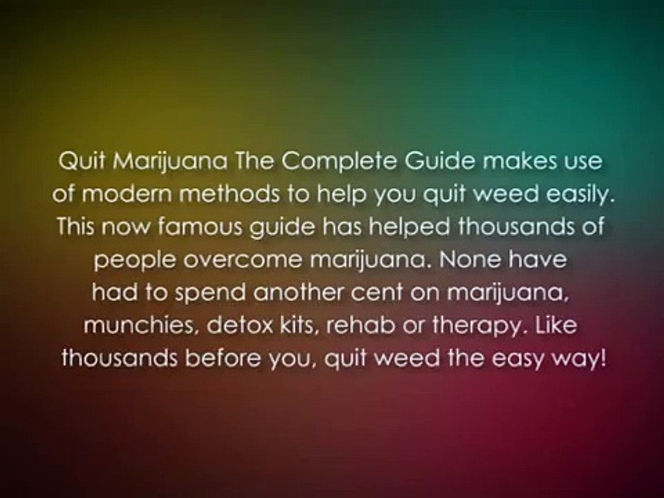20 Quit Weed