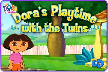 Dora Playtime with the Twins Dora The Babysitter Online Game # Play disney Games # Watch Cartoons
