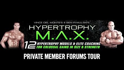 Hypertrophy MAX Review Forum Tour
