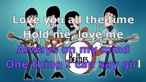 The Beatles - Eight days week - karaoke lyrics