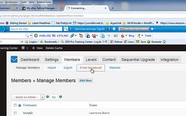 How to Use Wishlist Member Broadcast Feature