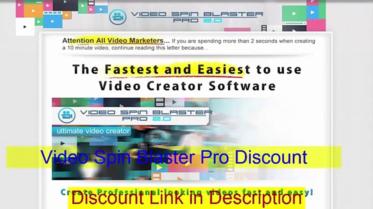 Video Spin Blaster Pro Discount, Coupon Code, $10 Off Discount
