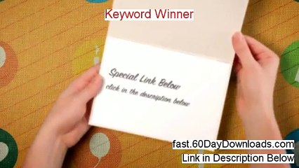 Keyword Winner Review 2014 - the truth