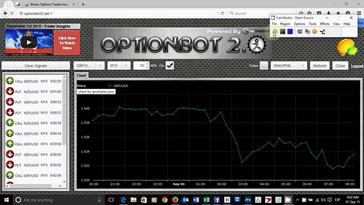 actualizacion del video option bot 2.0