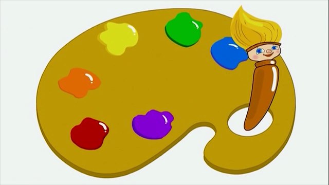 Развивающий мультик для детей от года про цвета: Учим цвета с Кисточкой Петти: цвета для м