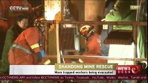 Third of the 4 trapped miners lifted up from tunnel 36 days after Shandongminecollapse