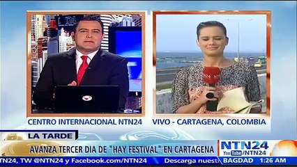 Emma Suárez y Jorge Perugorría expresan en NTN24 su "fascinación" por la participación en el Hay Festival 2016