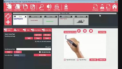 Explaindio White Board Sketch Video Demo