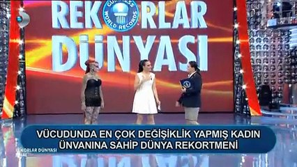 REKORLAR DÜNYASI Vucudunda En Cok Degisiklik Yapan Kadin Mary Jose Cristerna