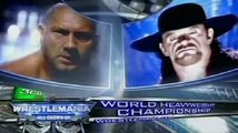 Undertaker vs Batista World Heavyweight Championship WrestleMania 23