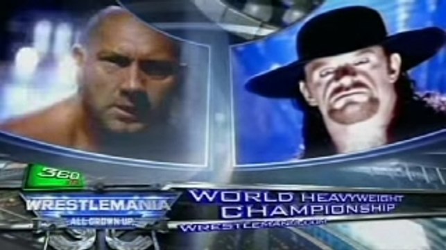 Undertaker vs Batista World Heavyweight Championship WrestleMania 23
