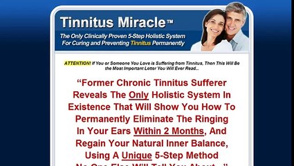 Tinnitus Miracle   The Truth about How Tinnitus Miracle Works