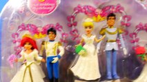 Disney Princess Fairytale Wedding Barbie Doll Gift Set Ariel, Cinderella and Snow White Princesses