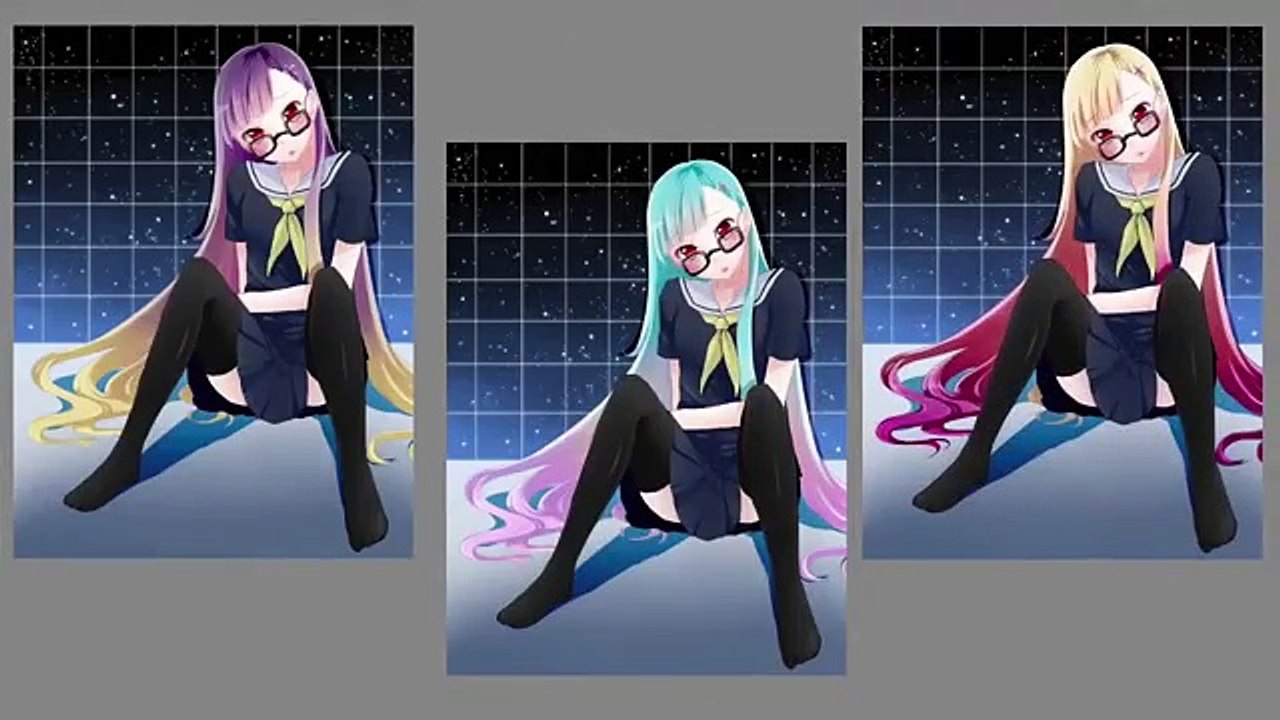 グラデーションを使った髪の毛の塗り方講座 by もにかにこ｜マンガ・イラストの描き方講座：お絵描きのPalmie（パルミー）