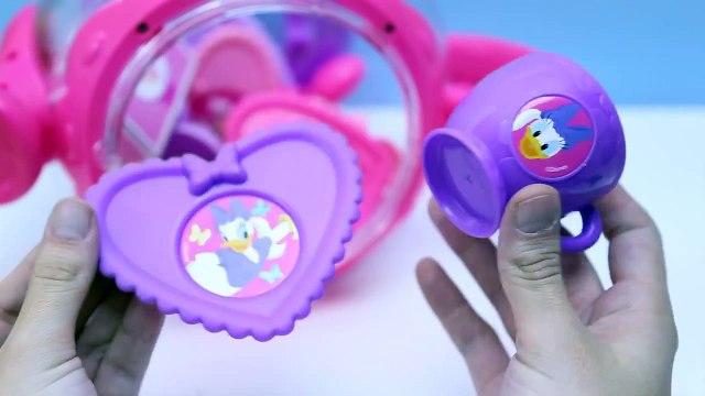 Minnie Mouse Bowtique Tea Playset Disney Junior Mickey Mouse Toys Juego de Té Plastilina