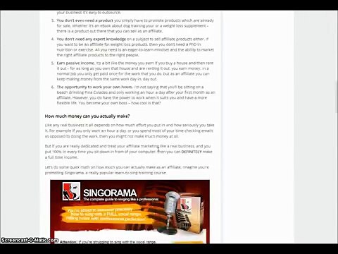 Affilorama Affilorama Free Affiliate Marketing Training