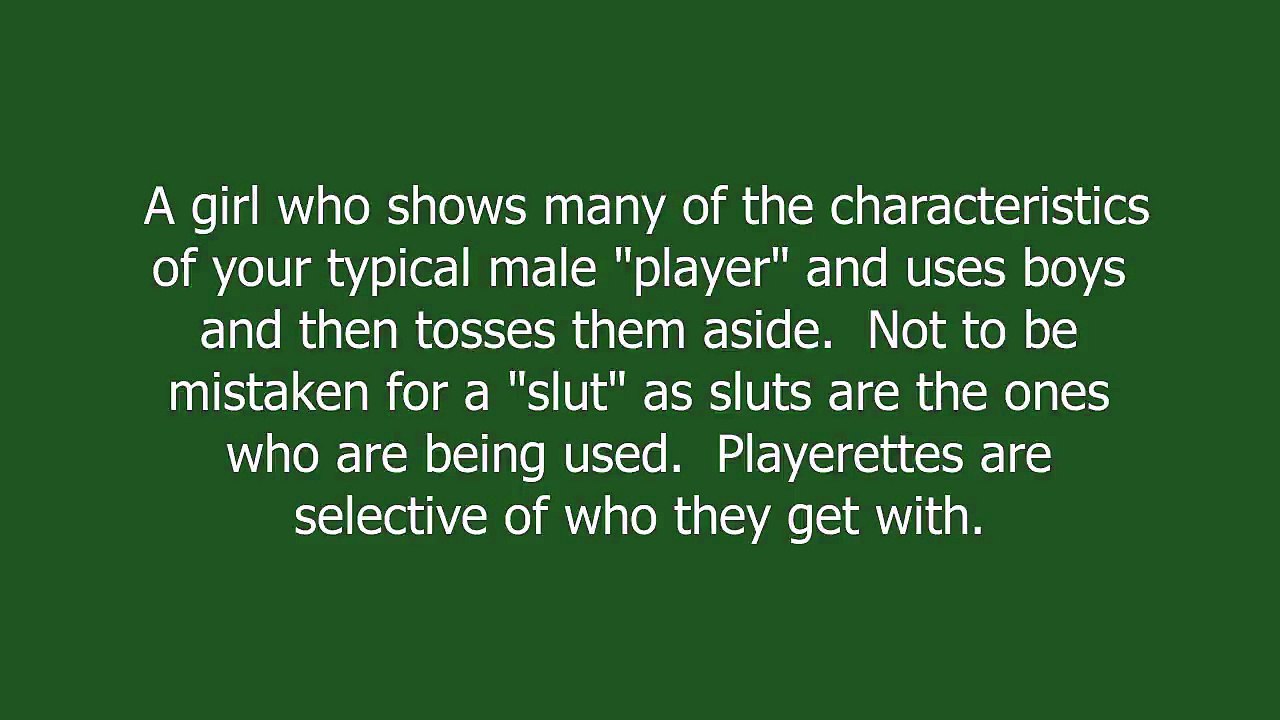 playerette meaning and pronunciation