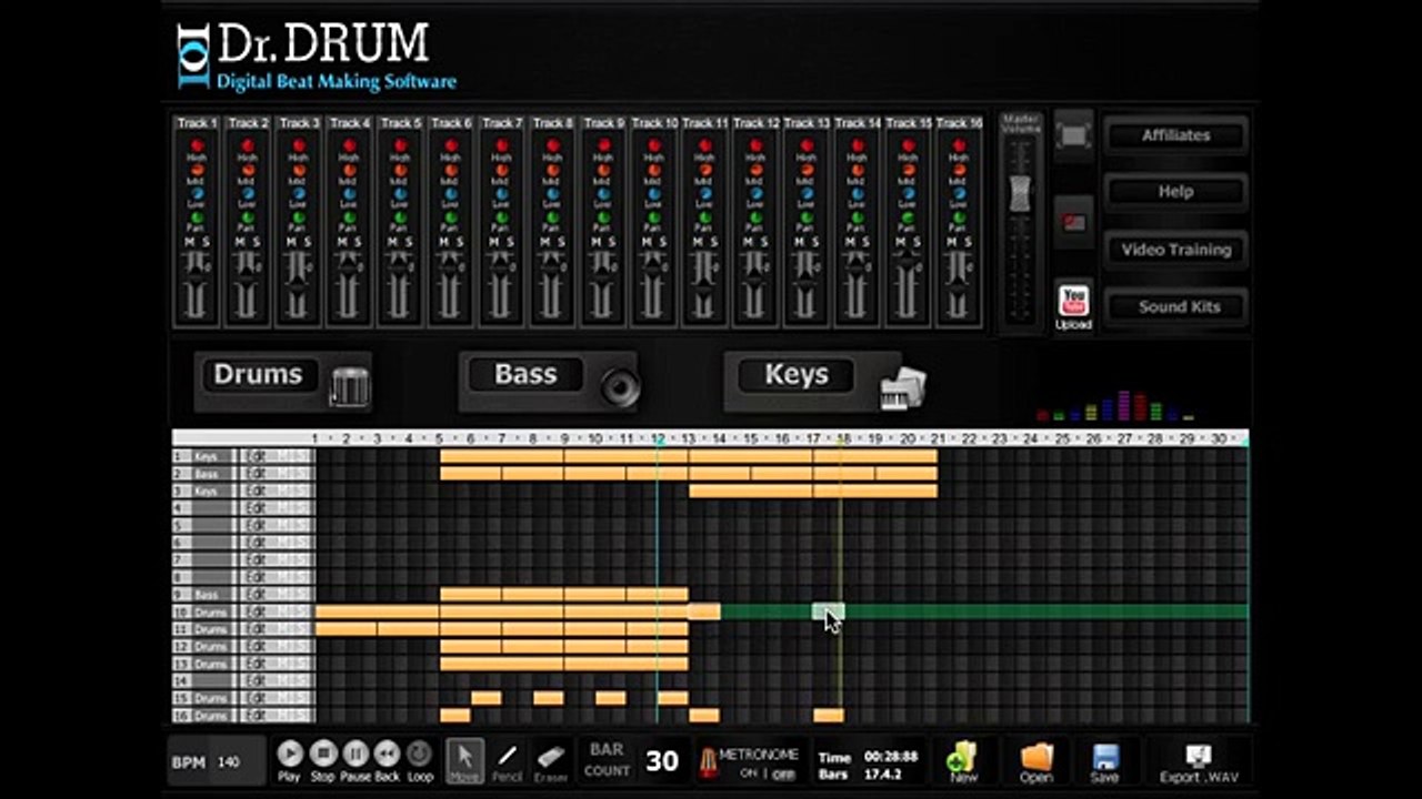 Dr Drum Beat Making Tutorial - Step By Step Walkthrough