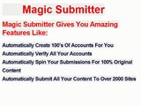 magic submitter software- blog submitter pro
