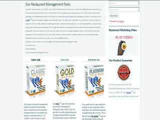 Restaurant Management Toolkit