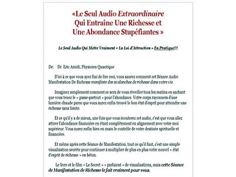 Croyez Et Manifestez