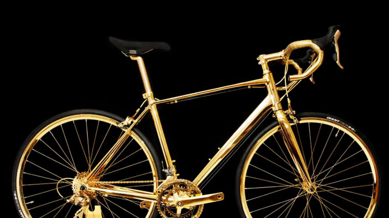 24K Gold Men's Racing Bike