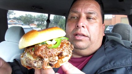 Applebees New Blazin Texan Burger Collab w/The Food Review!