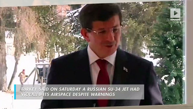 Turkish and NATO radars detected Russian jet's airspace violation: Turkish PM