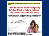 Improve Your Hearing Naturally