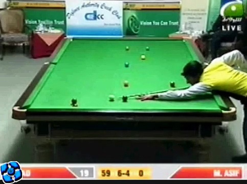 Asjad Iqbal wins national snooker championship 2012