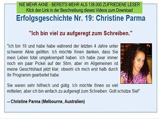 plötzlich starke akne - akne erfolgreich bekämpfen - erfahrungen mit nie mehr akne