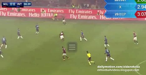 Bacca Super chance - AC Milan v. Inter 31.01.2016 HD